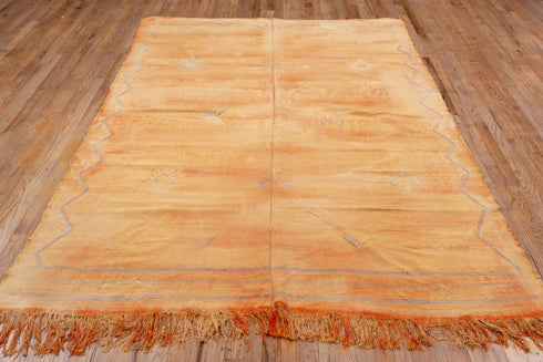 Vintage Cactus Kilim Area Rug (6' x 8')